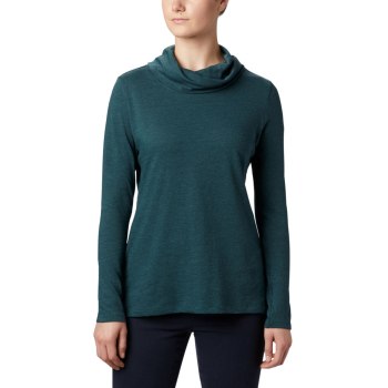 Columbia Ženske Majice S Kapuljačom - Canyon Point Cowl Neck Plave | QNXK-05194